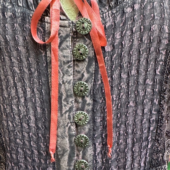 The Pyramid Collection. Sleeveless Bohemian Sleeveless Dress. Small - Picture 3 of 11